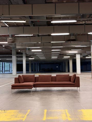BB Italia Charles Hoekbank | Hazel | NIEUWSTAAT + Garantie, 300 cm of meer, Ophalen of Verzenden, Zo goed als nieuw, 150 cm of meer