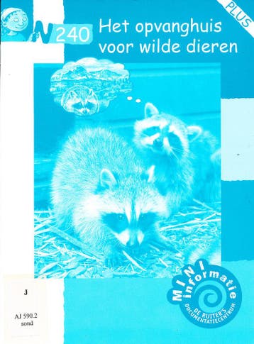 De Ruiters Mini Informatie Plus N240 Het opvanghuis voor wi, Boeken, Verzenden, Nieuw