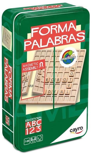 Wooden Words Game Travel Tin | Cayro - Reisspellen, Verzenden, Nieuw