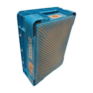 Stapelbak, 660x440x200 mm, blauw pp, gebruikt, Ophalen of Verzenden