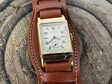 Cyma - Art Deco - sub-second - cal. 334.A - Zonder, Nieuw