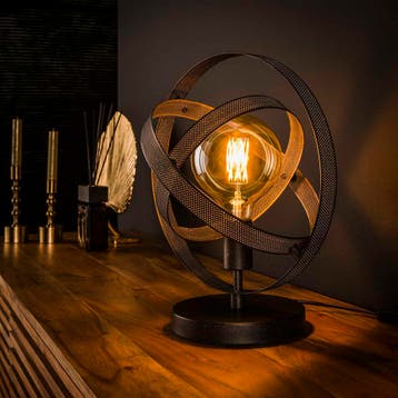 Tafellamp Industriele - LED - Dimbaar - Metaal - Nieuw 2026, Huis en Inrichting, Nieuw, Metaal, 50 tot 75 cm