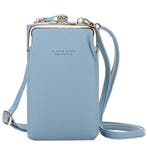 ZILOU Telefoontasje - Portemonnee - Compact - Blauw [Tip!], Sieraden, Tassen en Uiterlijk, Tassen | Schoudertassen, Verzenden