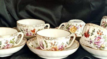 Dresden - Koffieservies voor 6 - Porselein