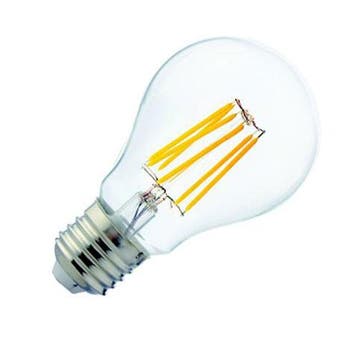 LED Lamp - Filament - E27 Fitting - 6W - Warm Wit 2700K, Ophalen of Verzenden, Nieuw, E27 (groot), Led-lamp
