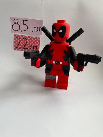 Lego Stenen - Figurka 23 cm Deadpool, Nieuw