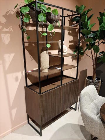 Vakkenkast Marandi small bruin **SHOWROOMMODEL**, Nieuw