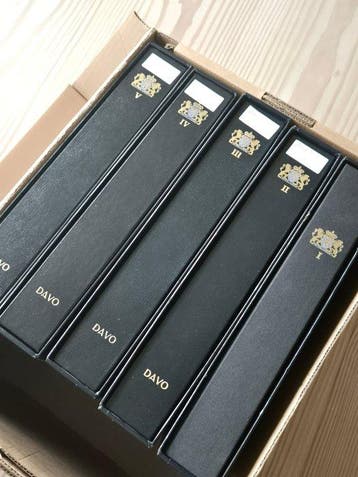Nederland 1852/2007 - 5 Albums met Nederlandse postzegels -, Gestempeld
