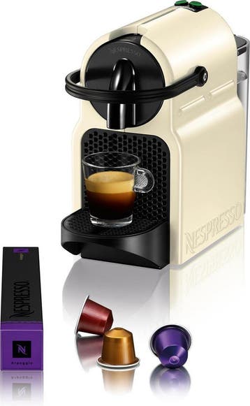 Nespresso Inissia EN80.CW - Koffiecupmachine - Vanilla Cream, Witgoed en Apparatuur, Verzenden, Nieuw