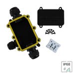 Waterdichte IP68 3-weg kabeldoos voor 3-draads aansluiting, Doe-het-zelf en Verbouw, Elektra en Kabels, Verzenden, Nieuw, Overige typen