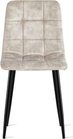 2dekans | Refurna - Velvet Eetkamerstoel Yerevan - Taupe -, Huis en Inrichting, Stoelen, Ophalen of Verzenden, Zo goed als nieuw