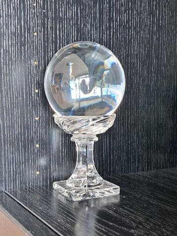 Presse-papier (2) - Véritable boule de cristal - Kristal, Antiek en Kunst