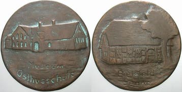 Bronzegussmedaille 2010 Bielefelder medaille Ehrengabe Fu..., Verzenden
