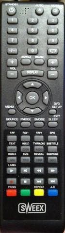 Afstandsbediening Sweex tv021, Ophalen of Verzenden, Nieuw, Origineel