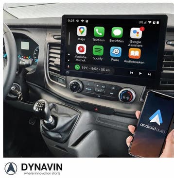 ford custom 2019-2024 navigatie autoradio android 16 carplay, Ophalen of Verzenden, Nieuw