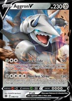Aggron V 096/172 Brilliant Stars, Ophalen of Verzenden, Nieuw, Losse kaart, Foil