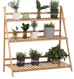 Opvouwbare Bamboe Plantenstandaard 3 Lagen 98cm Breed, Verzenden, Nieuw