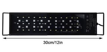 LED Aquarium Lamp 30-60 cm Full Spectrum met Timer, Dieren en Toebehoren, Vissen | Aquaria en Toebehoren, Verzenden, Nieuw