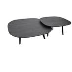 Cartel Living Bagutta - Salontafel 90 En 70 Cm - Ongebruikt, Huis en Inrichting, 50 tot 100 cm, Eikenhout, 50 tot 100 cm, Zo goed als nieuw