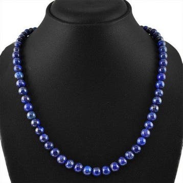 NATUURLIGE LAPIS LAZULI KRALEN Kettingkralen- 62 g - (1)