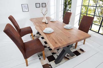 Edele stoel CASA vintage bruine massief houten poten in, Huis en Inrichting, Ophalen of Verzenden, Nieuw