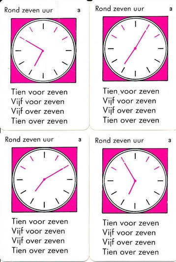 Kwartet klok kijken 3 Roze (zie omschrijving), Verzenden, Nieuw