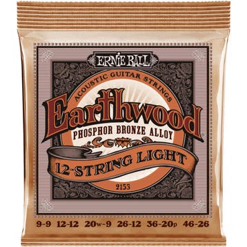 Ernie Ball 2153 Earthwood Fosforbrons Akoestische, Ophalen of Verzenden, Nieuw