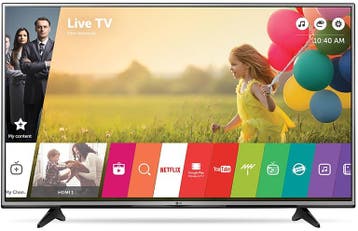 LG 55UH605V - 55 inch 4K Smart TV, Audio, Tv en Foto, Ophalen, 50 Hz, Zo goed als nieuw, 100 cm of meer