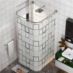 Douchegordijnstang U-vorm | 85-120cm | Retourdeal 58%, Ophalen of Verzenden, Gebruikt, Grijs, Overige typen