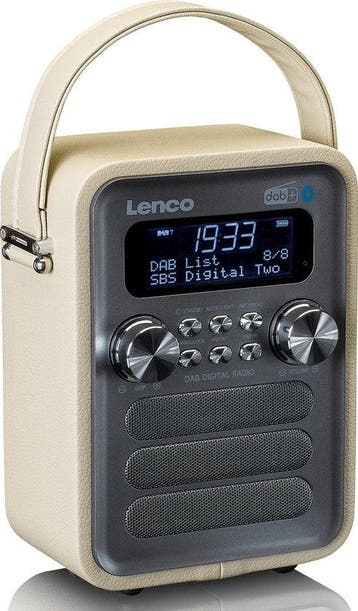 Lenco Radio met oplaadbare Batterij - Draagbare DAB Radio -, Verzenden, Zo goed als nieuw