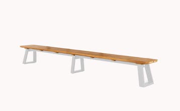 Suns Tomar bench 280 cm matt white SALE |, Ophalen of Verzenden, Nieuw