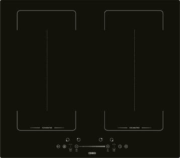 Flex inductie kookplaat | 4 zones | 60 cm | KR91FITS, Nieuw, Energieklasse A of zuiniger, Inbouw, Inductie