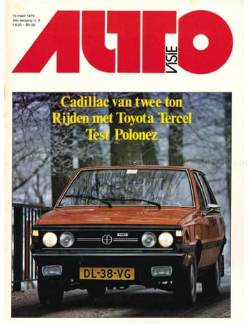 1979 AUTOVISIE MAGAZINE 05 NEDERLANDS, Boeken, Nieuw, Author