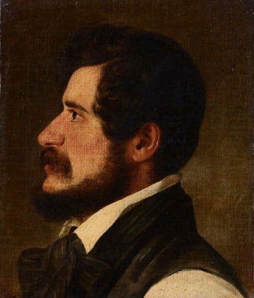 Giuseppe Moricci (1806-1879), Toegeschreven aan - Ritratto