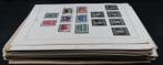 Wereld - Wereldwijde postzegels op oude albumpaginas uit de, Gestempeld