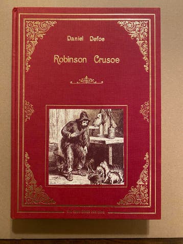 Luxe-Editie - Robinson Crusoe - met 19e eeuwse gravures, Ophalen of Verzenden, Zo goed als nieuw