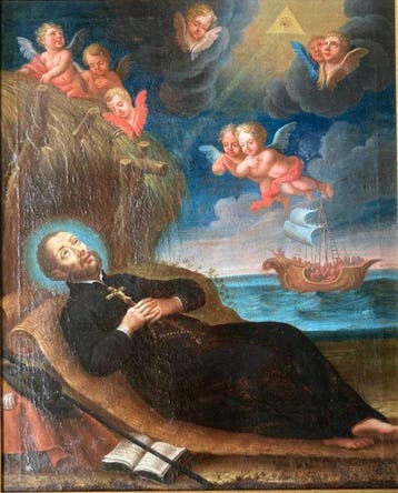 European School (XVII-XVIII) - The Death of St. Francis