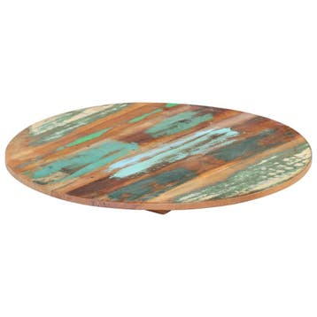 vidaXL Tafelblad rond 15-16 mm 50 cm massief gerecycled hout, Verzenden, Nieuw