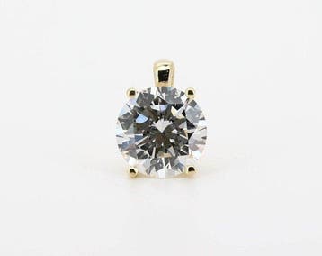 Hanger - 14 karaat Geel goud - 4.00ct. tw. Diamant