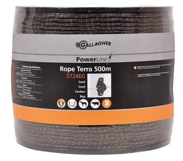 Gallagher PowerLine schrikkoord terra – 500m, Ophalen of Verzenden, Nieuw