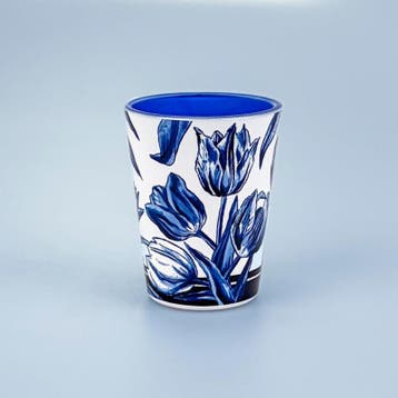 Shotglas tulpen - delftsblauw, Ophalen of Verzenden, Nieuw
