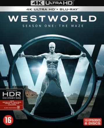 Westworld - Seizoen 1 (4K Ultra HD Blu-ray), Cd's en Dvd's, Verzenden, Nieuw in verpakking