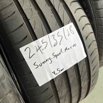 2 x Sunny 245-35-18 Zomerbanden 7,5mm, 18 inch, Ophalen of Verzenden, Band(en), Personenwagen