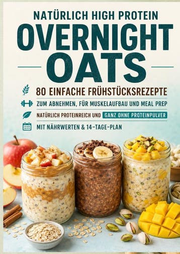 Natürlich High Protein: Overnight Oats-80 Einfache Frühstück, Ophalen of Verzenden, Nieuw, Clara Haferberg