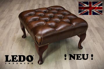 Chesterfields bank, fauteuil Verkoop van alle sorten, ZGAN, Huis en Inrichting, Ophalen of Verzenden, Zo goed als nieuw, Leer