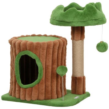 Krabpaal 53 Cm Hoog, Kattenboom Met Hol, Boomstamontwerp, Ju, Verzenden, Nieuw