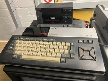 Philips VG-8020 MSX 1 + cassettedrives spares/repair -, Spelcomputers en Games, Nieuw
