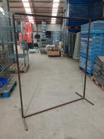 Confectierek metaal, gebruikt - B150xH140 cm, zonder wielen, Ophalen of Verzenden