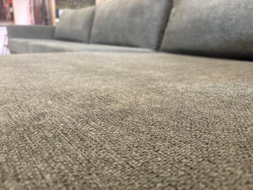 Linteloo loungebank 330 cm – opnieuw gestoffeerd – mosgroen, Ophalen of Verzenden, Zo goed als nieuw