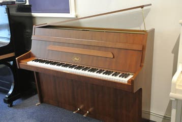 wonderschone compacte Ibach, Muziek en Instrumenten, Zo goed als nieuw, Bruin, Piano
